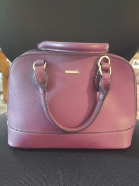 Classic Dome Satchel in Plum